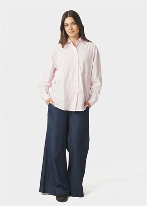 Dalma dori emb skjorte Light pink Neo Noir 